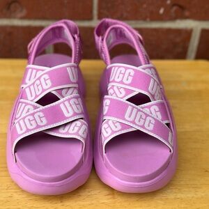 UGG Lavender Sandals‎ with Logo Straps
